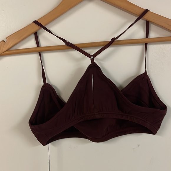 Wine color bralette only hearts nwt - Picture 3 of 6